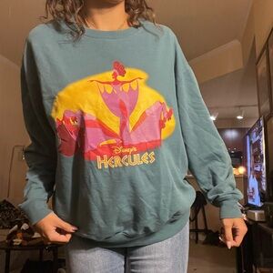 Disney Hercules Teal Muse Sweatshirt